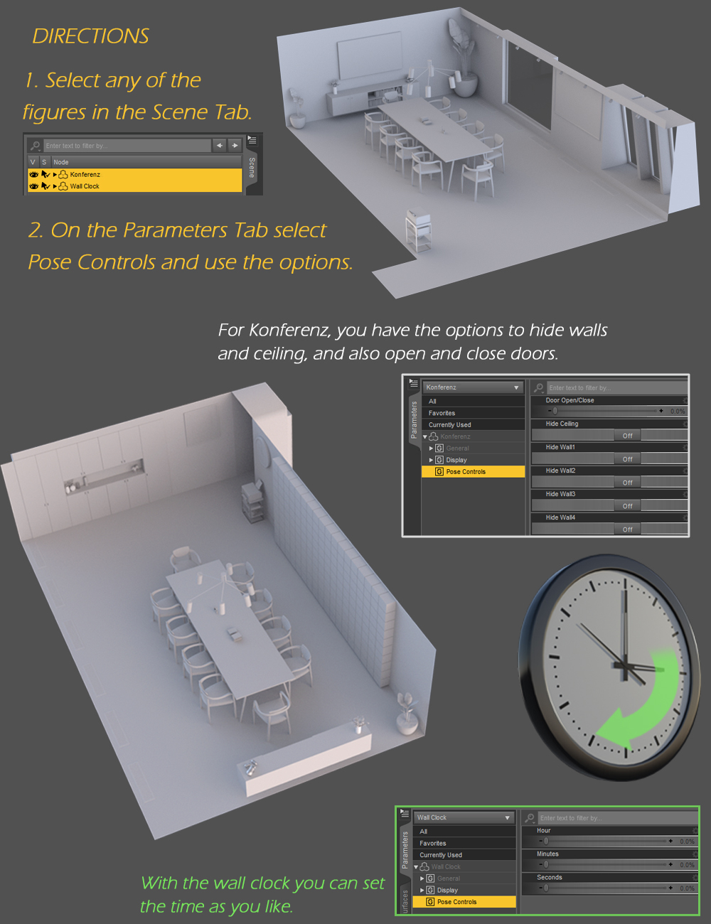 Konferenz Konferenz by: Human, 3D Models by Daz 3D