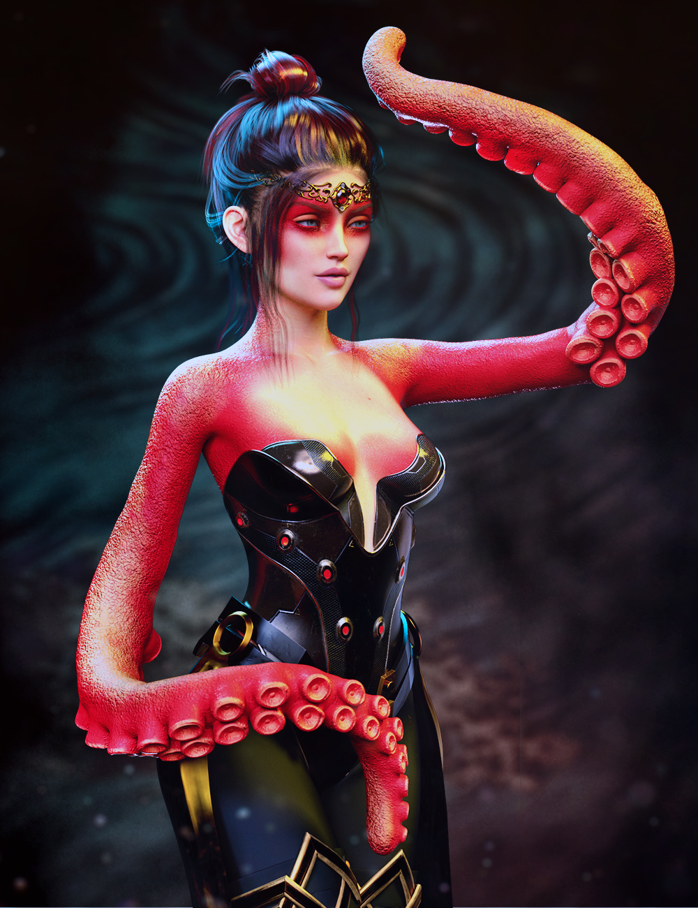 FPE Tentacle Arms for Genesis 8 and 8.1 Females