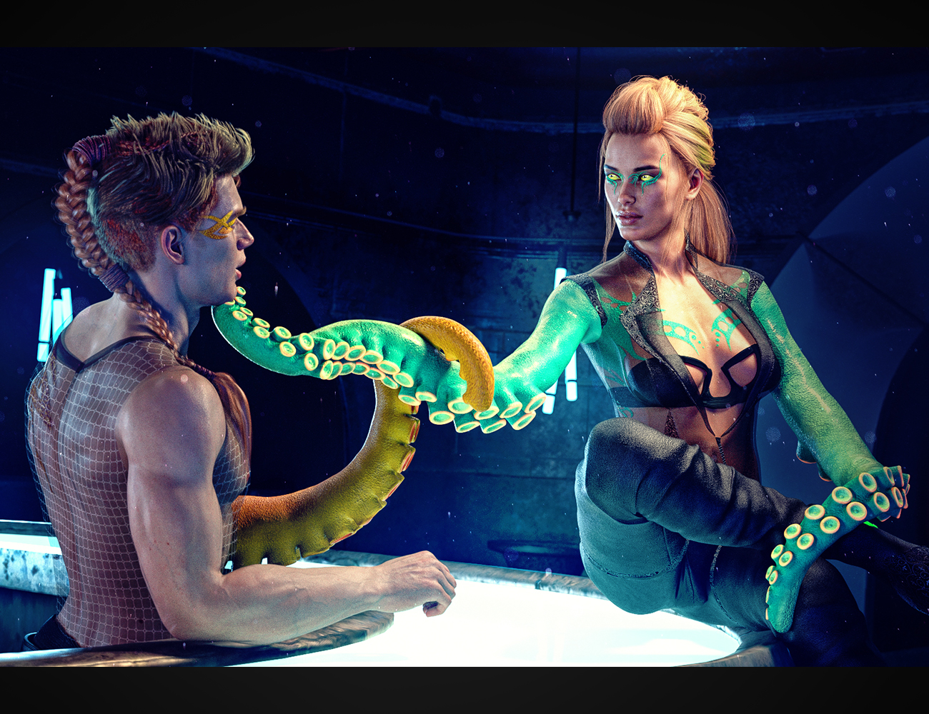 FPE Tentacle Arms Add-On for Genesis 8 and 8.1 Females FPE Tentacle Arms Add-On for Genesis 8 and 8.1 Females by: FenixPhoenixEsid, 3D Models by Daz 3D