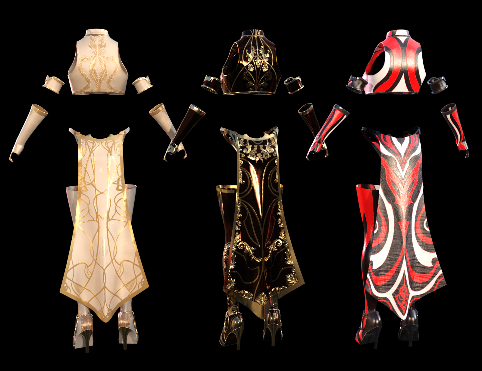 ZK Elpis Mage Armor Textures by: ZKuro, 3D Models by Daz 3D