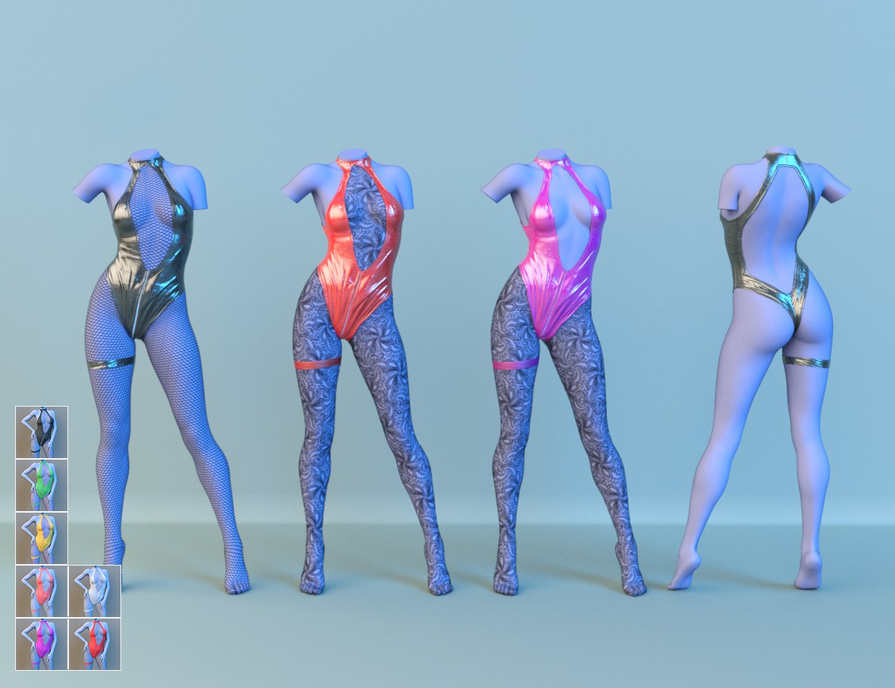 SPR Attractive Underwear Collection Part II for Genesis 8.1 Female by: Sprite, 3D Models by Daz 3D