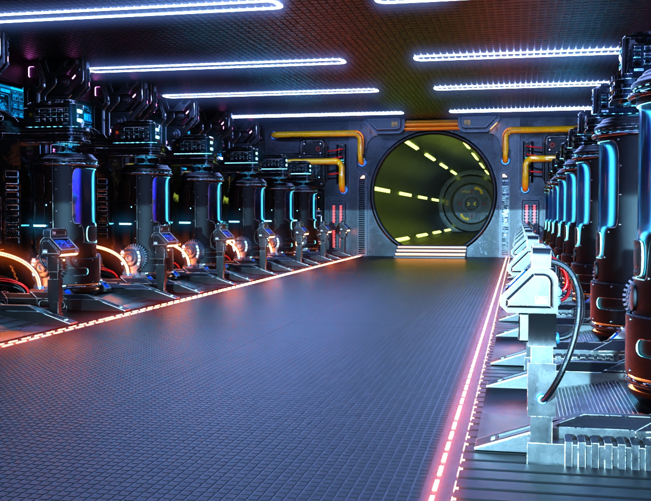 SciFi Cryogenic Chamber Daz 3D