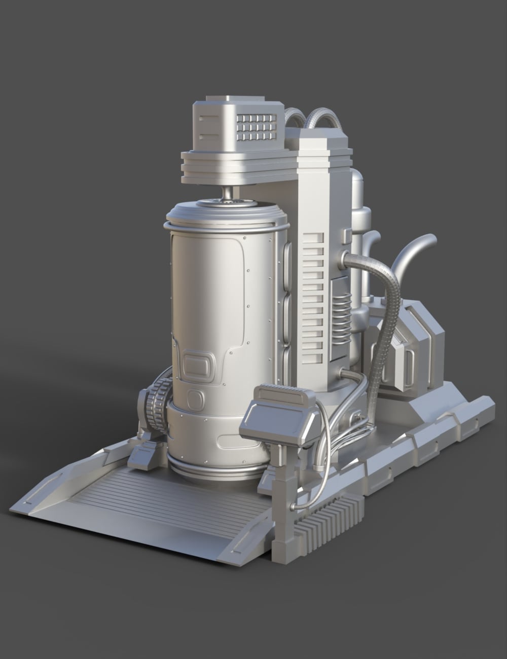 SciFi Cryogenic Chamber Daz 3D