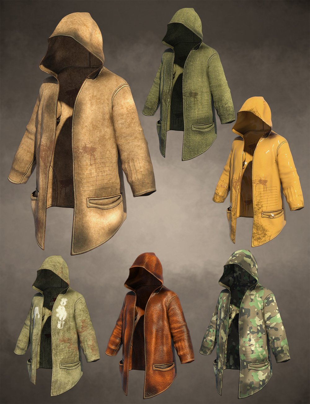 Street Wise Gent Outfit Jacket with dForce for Genesis 8 and 8.1 Males by: Meshitup, 3D Models by Daz 3D