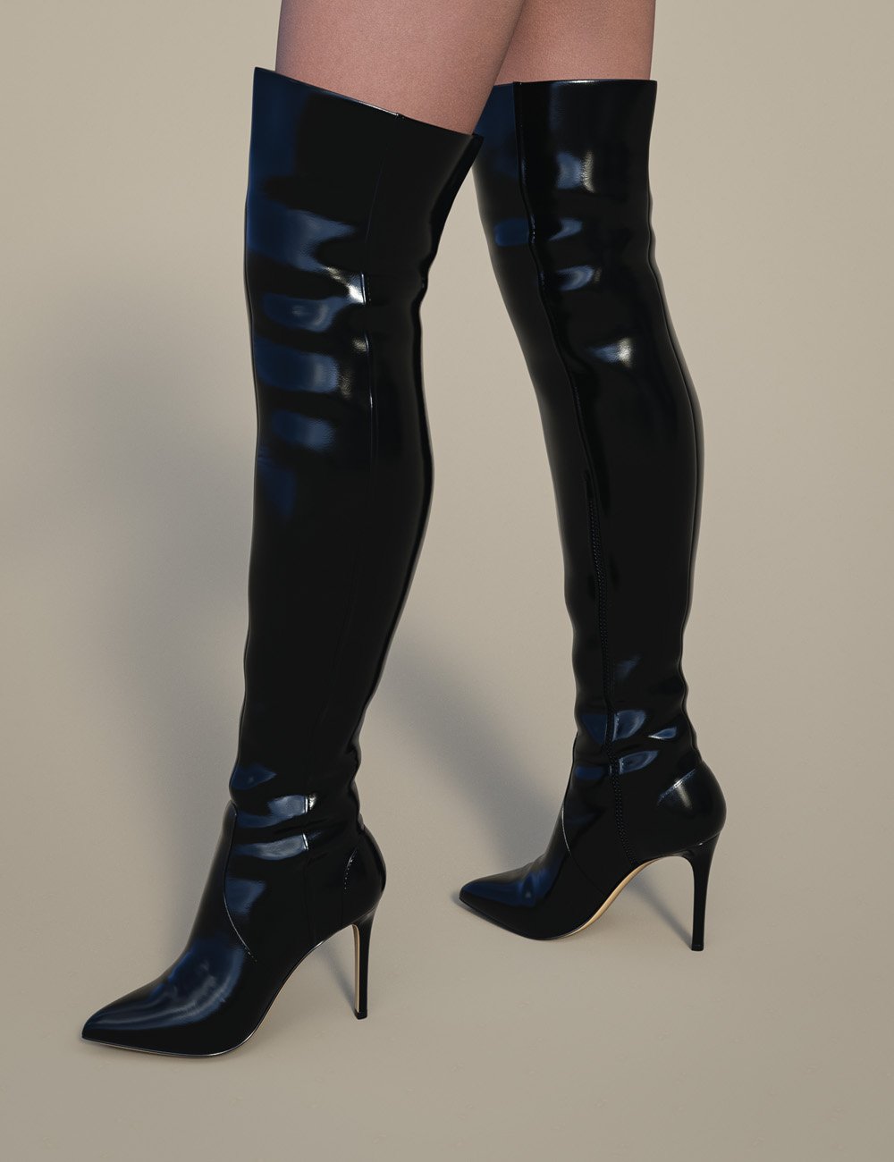 High Boots 6 for Genesis 8 and 8.1 Females by: dx30, 3D Models by Daz 3D