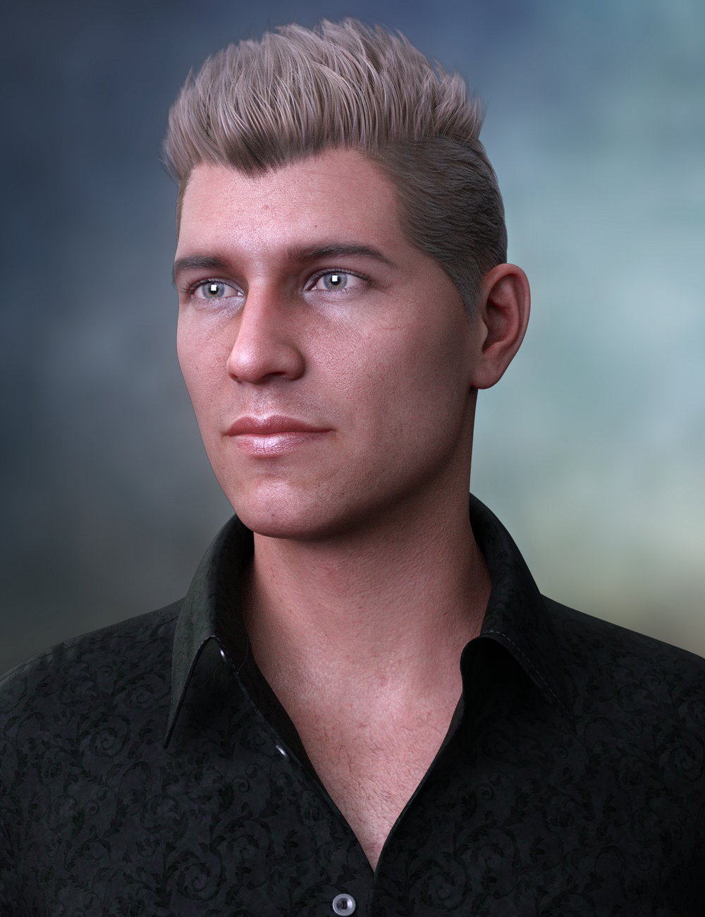 dForce Jason Hair for Genesis 8 and 8.1 Males by: Propschick, 3D Models by Daz 3D
