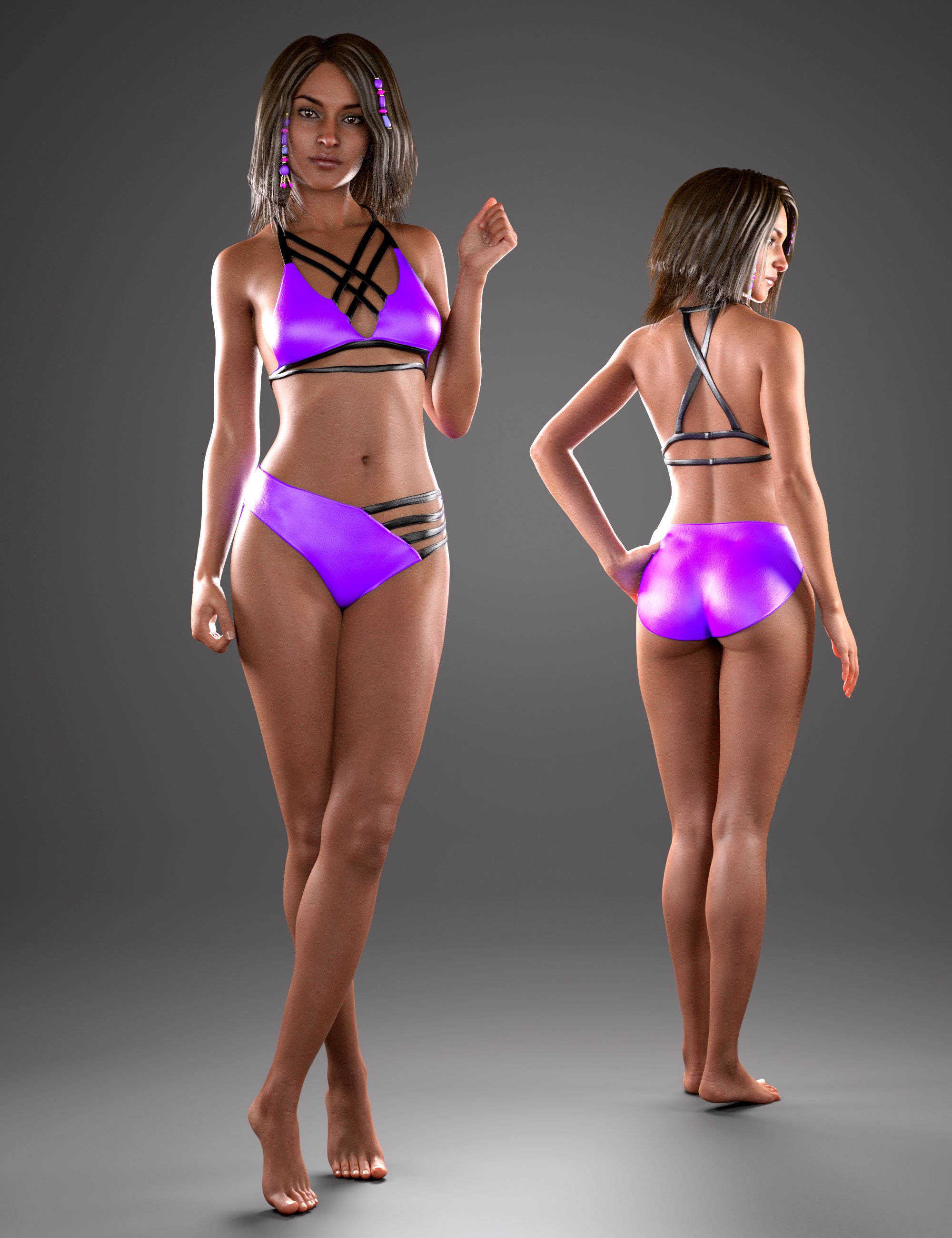 Asymmetric Strap Suit for Genesis 8 and 8.1 Females Asymmetric Strap Suit for Genesis 8 and 8.1 Females by: Lyrra Madril, 3D Models by Daz 3D