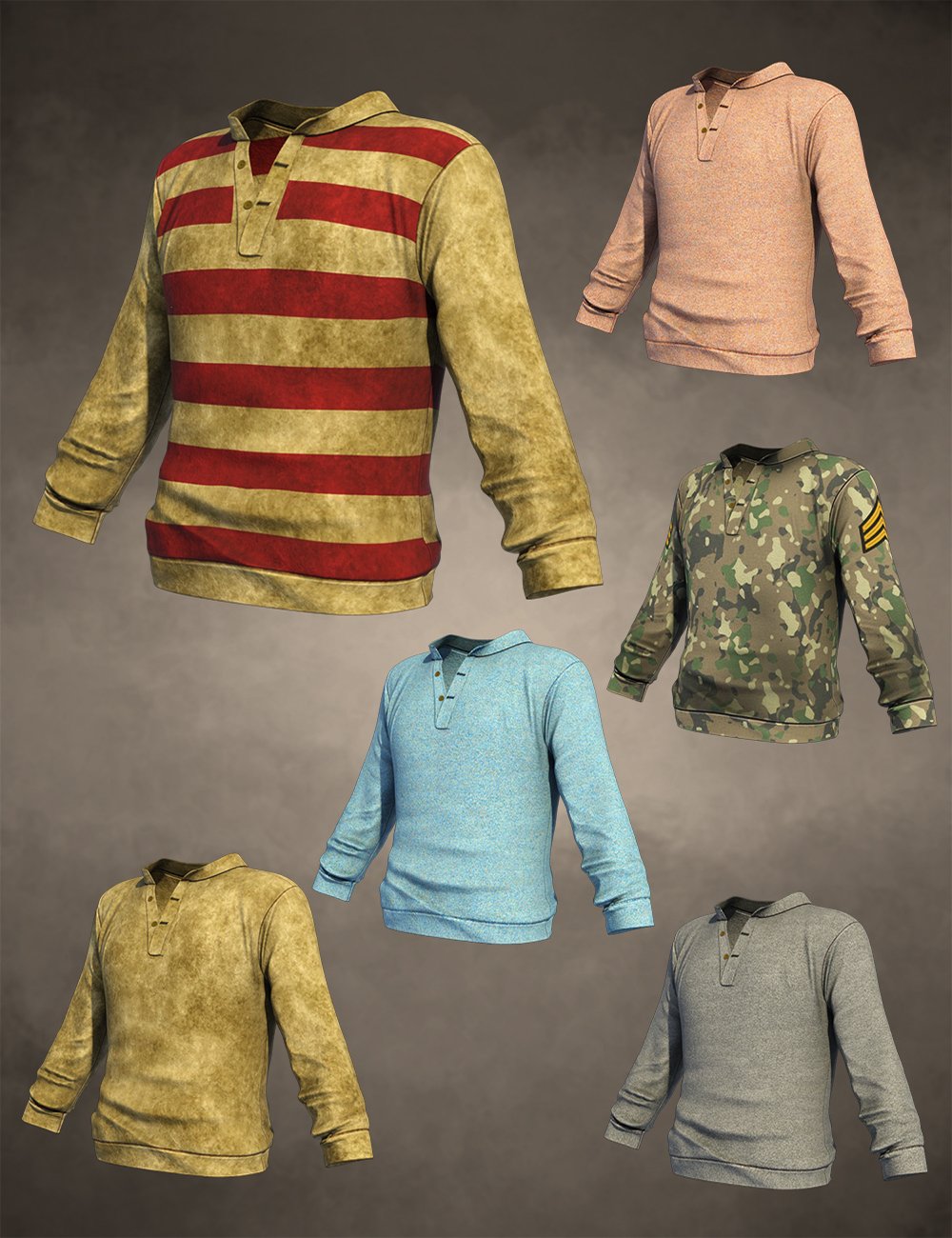 dForce Street Wise Gent Outfit Shirt for Genesis 8 and 8.1 Males by: Meshitup, 3D Models by Daz 3D
