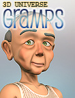 Toon Gramps by: 3D Universe, 3D Models by Daz 3D