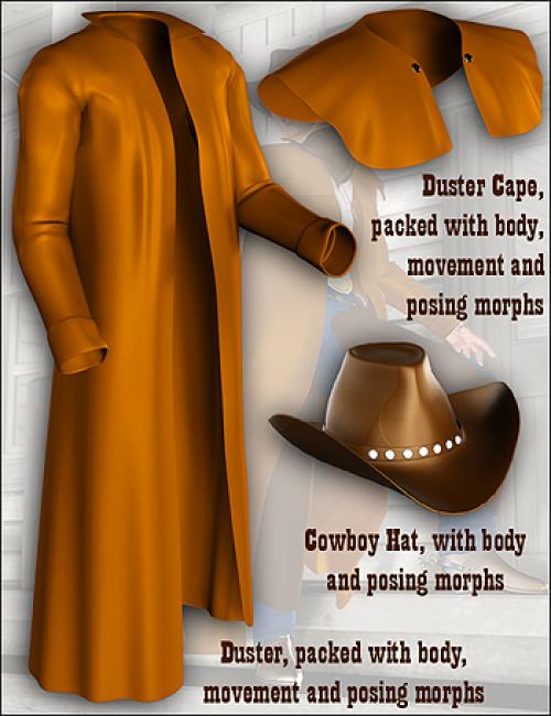 Cowboy For M4 and Hiro Cowboy For M4 and Hiro by: Ravenhair, 3D Models by Daz 3D