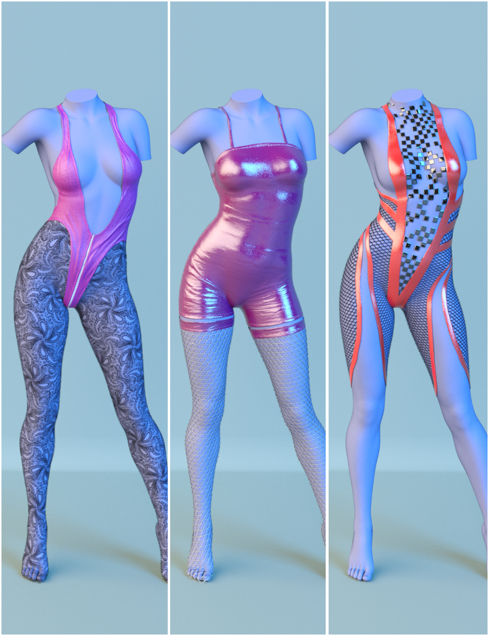 SPR Attractive Underwear Collection Part I for Genesis 8.1 Female by: Sprite, 3D Models by Daz 3D