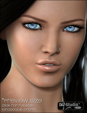 Mimi for V4 by: Liquid Rust, 3D Models by Daz 3D