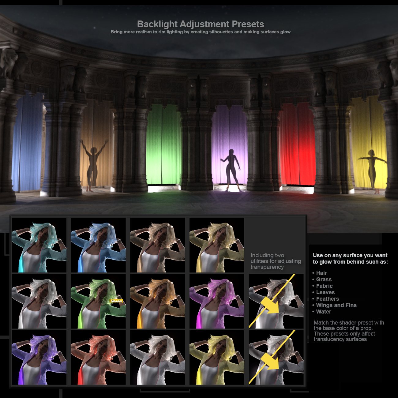 Rim Light Rig 2 by: Marshian, 3D Models by Daz 3D