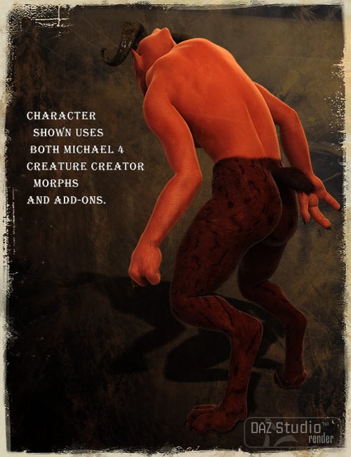Michael 4 Creature Creator Morphs by: , 3D Models by Daz 3D