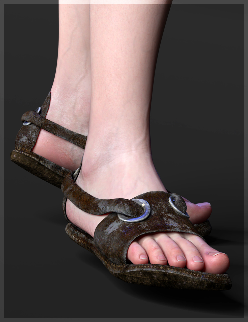 ND Minos Sandals for Genesis 8.1 Male