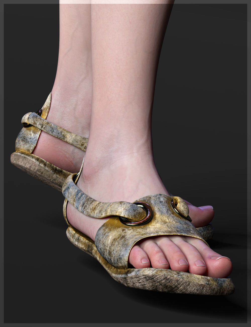 ND Minos Sandals for Genesis 8.1 Male by: Nathy DesignSade, 3D Models by Daz 3D