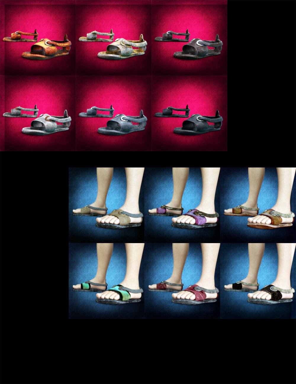 ND Minos Sandals for Genesis 8.1 Male ND Minos Sandals for Genesis 8.1 Male by: Nathy DesignSade, 3D Models by Daz 3D