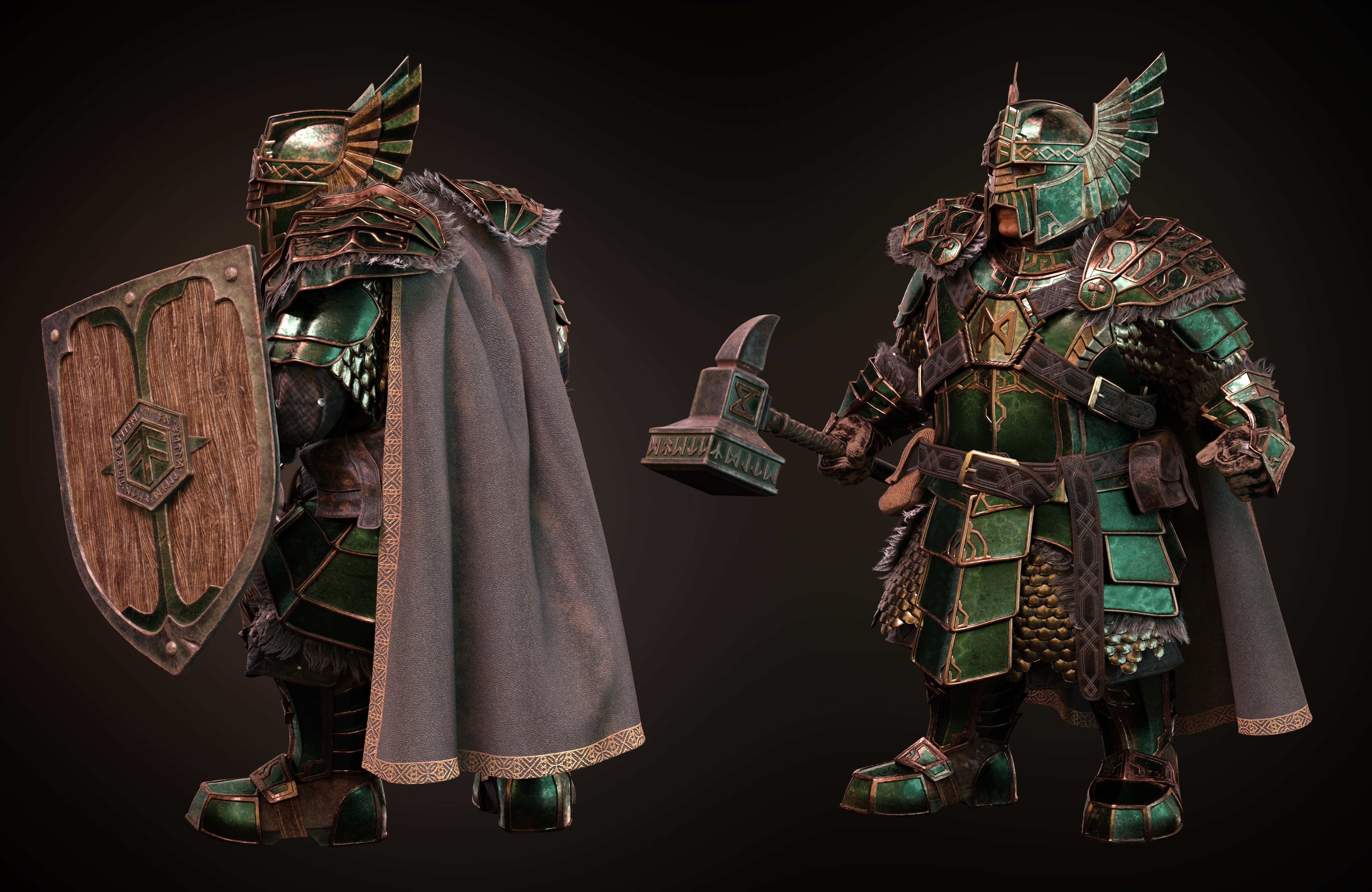 Paladin and Paragon HD Textures Pack by: Luthbellina, 3D Models by Daz 3D