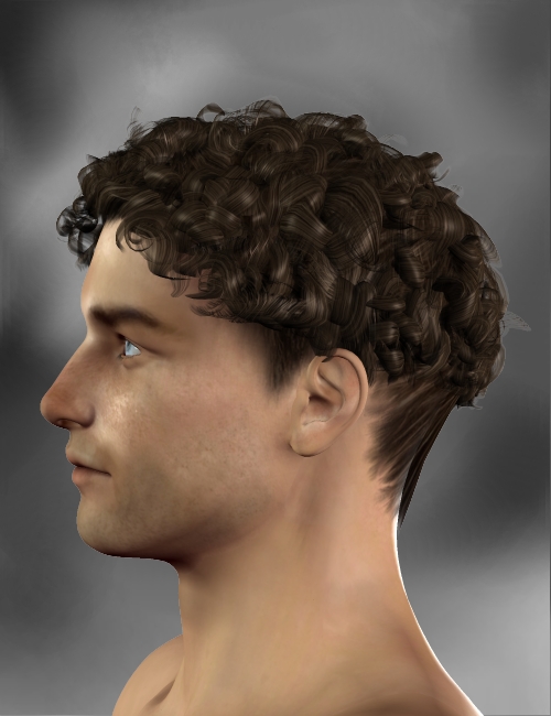 UpTown Boy HairStyle by: Neftis3D, 3D Models by Daz 3D