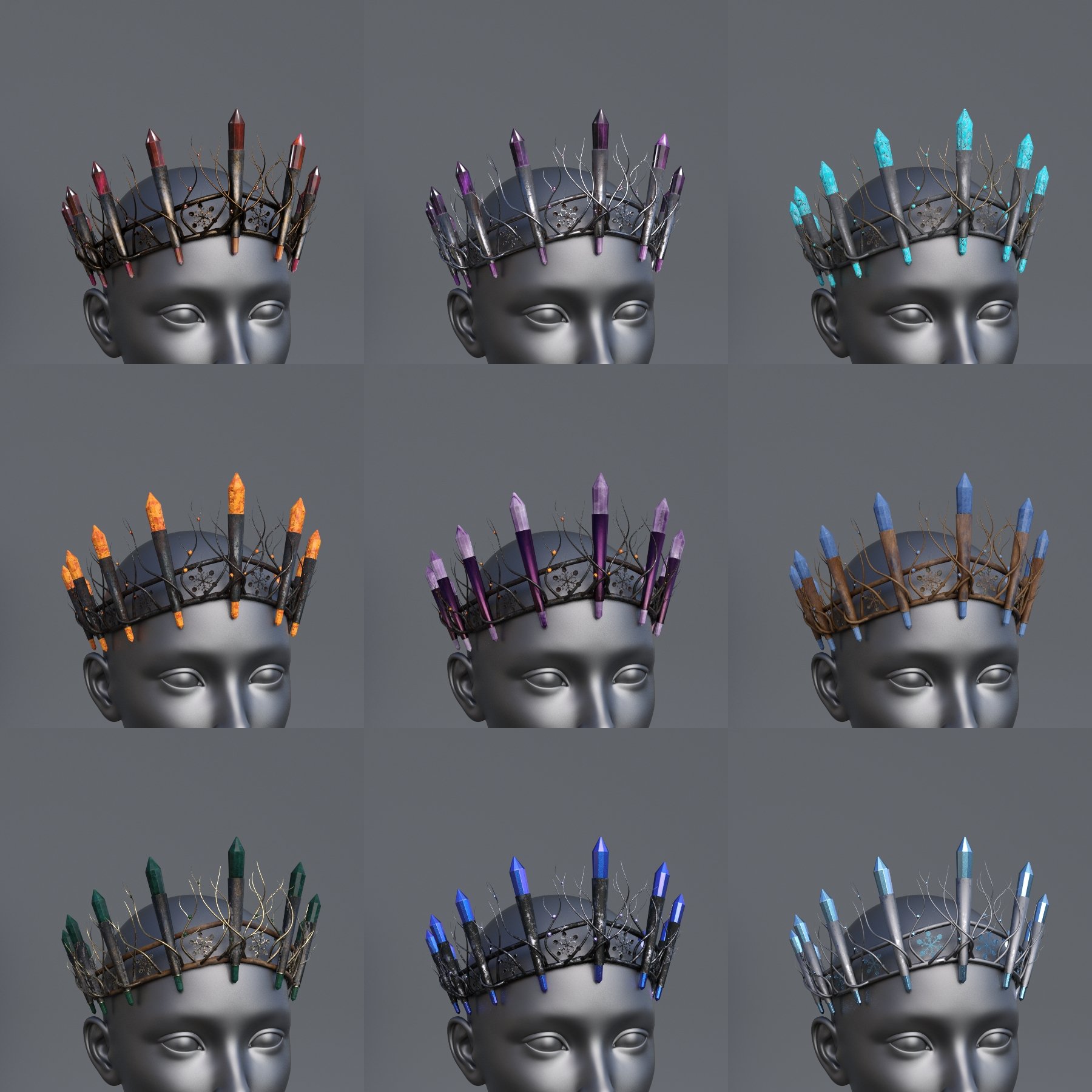 Arkene Textures for Seasonal Diadems Arkene Textures for Seasonal Diadems by: TMDesignSade, 3D Models by Daz 3D