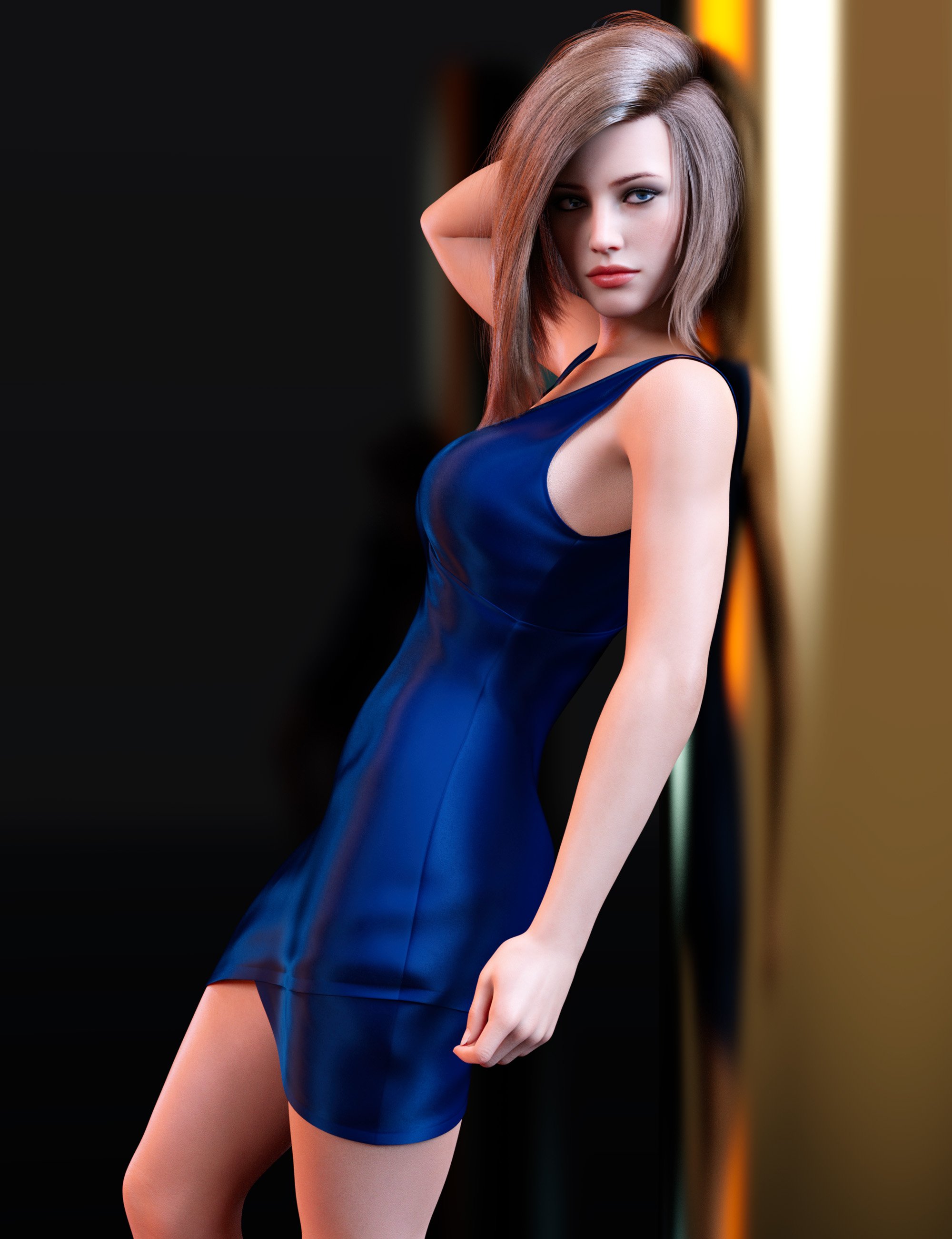 Z Ultimate Leaning Pose Mega Set for Genesis 8 and 8.1 Female by: Zeddicuss, 3D Models by Daz 3D