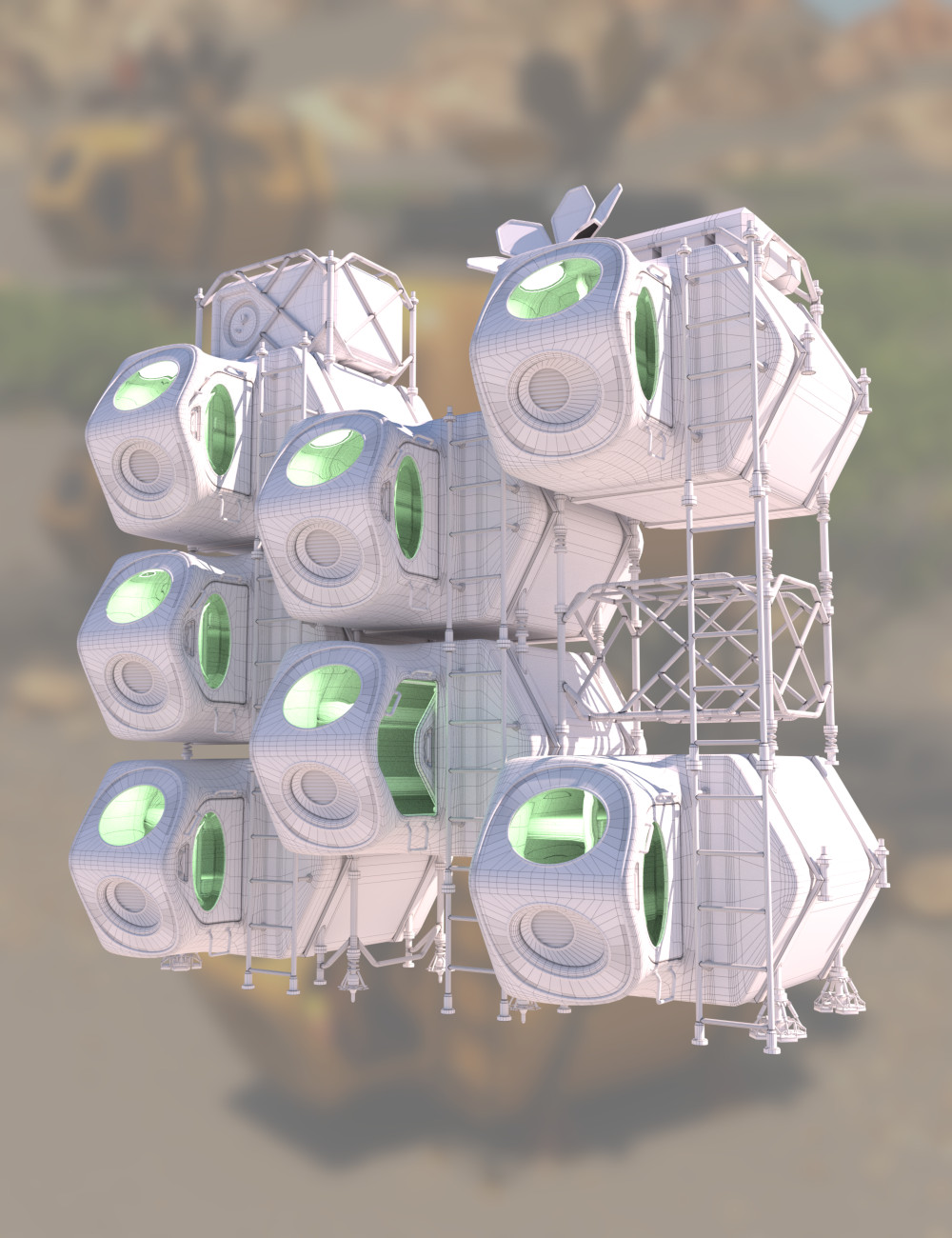 POD Living Construction Kit | Daz 3D