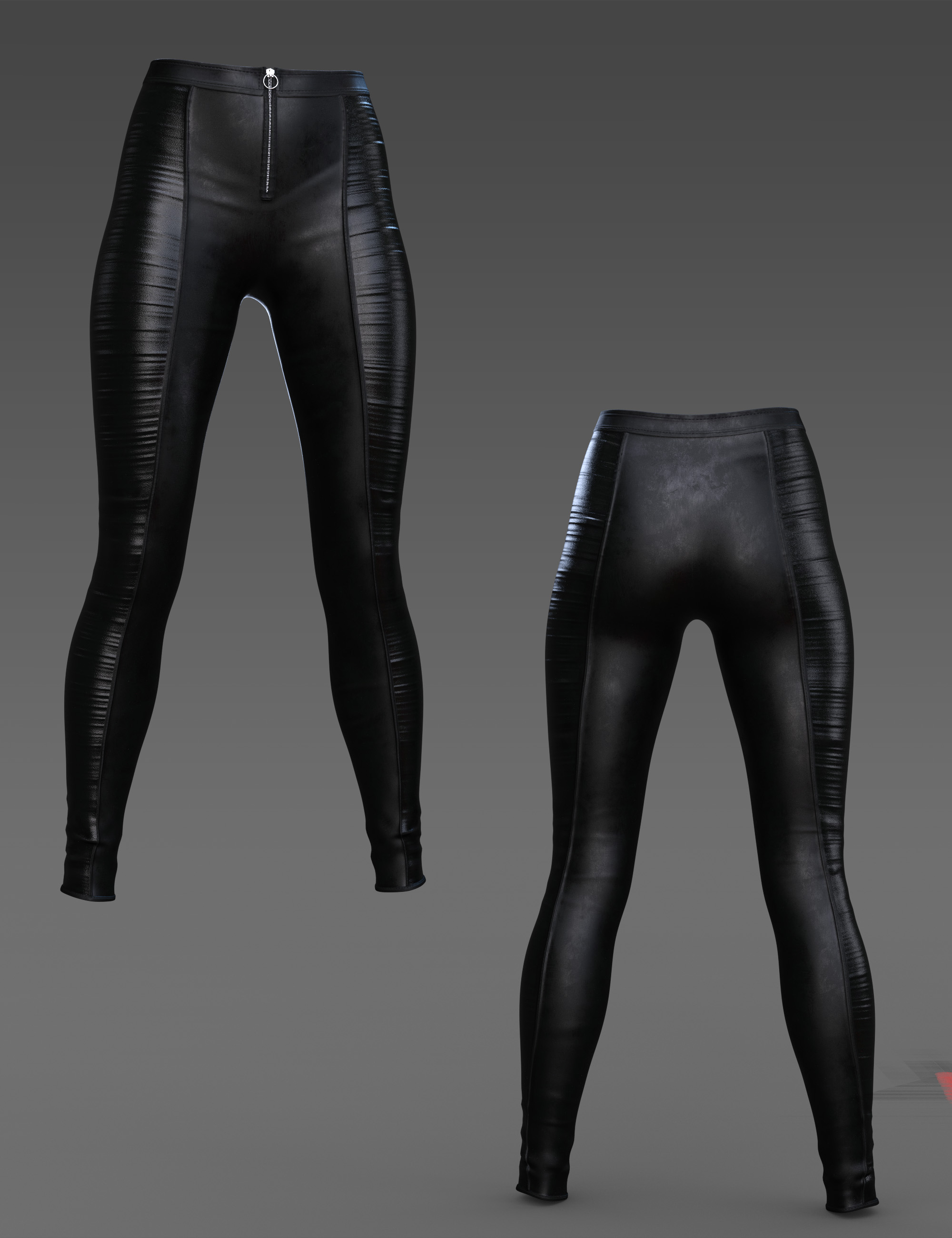 Black Mamba Pants for Genesis 8 and 8.1 Females by: Nikisatez, 3D Models by Daz 3D