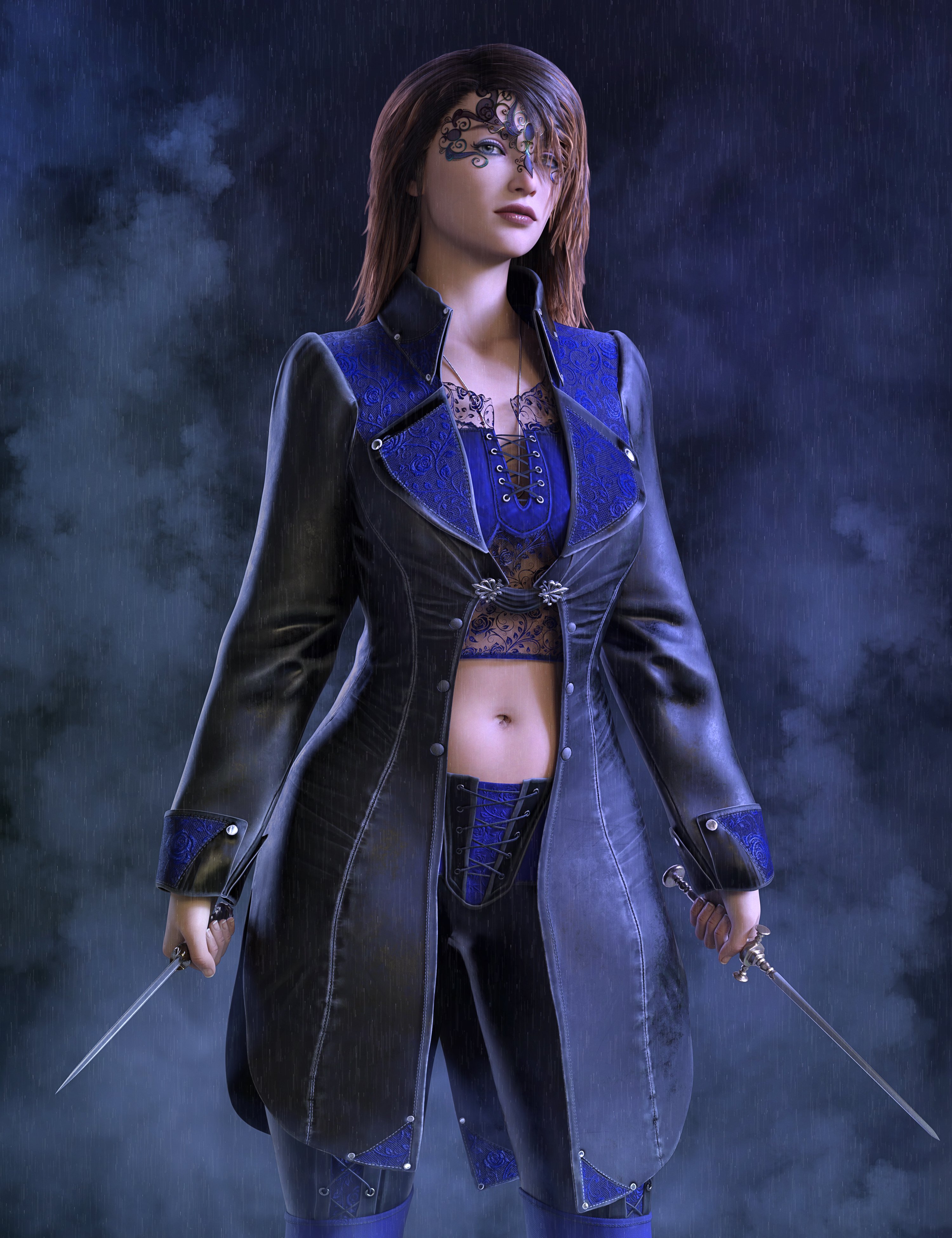 Demetria Outfit for Genesis 8 and 8.1 Females by: Barbara BrundonUmblefugly, 3D Models by Daz 3D