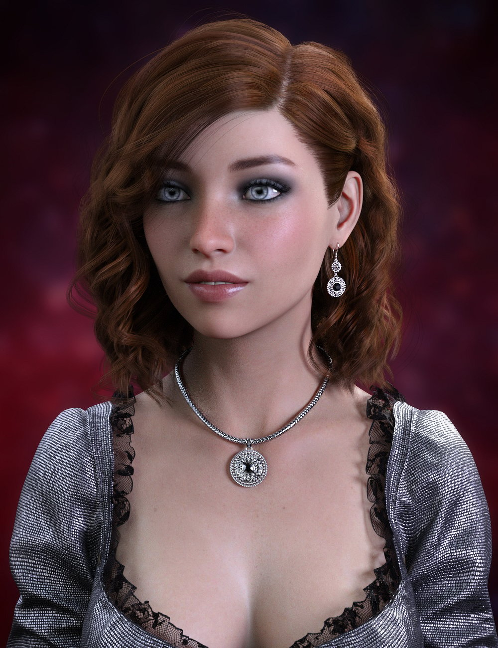 dForce Elizabeth Hair for Genesis 8 and 8.1 Females by: Propschick, 3D Models by Daz 3D
