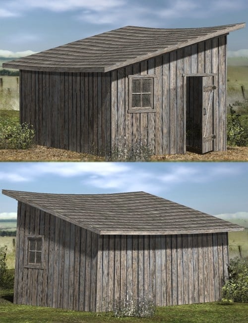 Old Shed by: blondie9999, 3D Models by Daz 3D