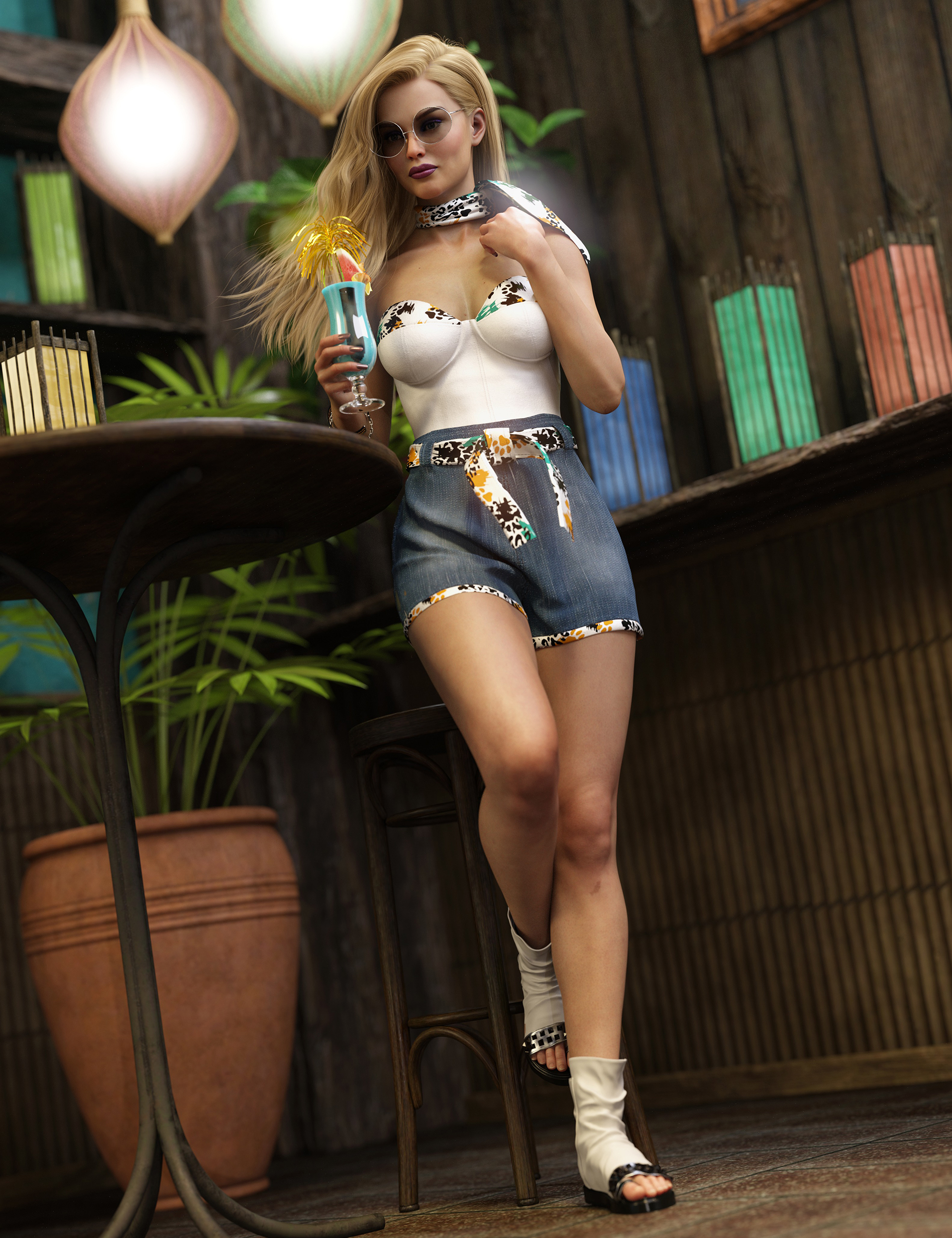 Versatility for dForce Lana Outfit by: Sade, 3D Models by Daz 3D