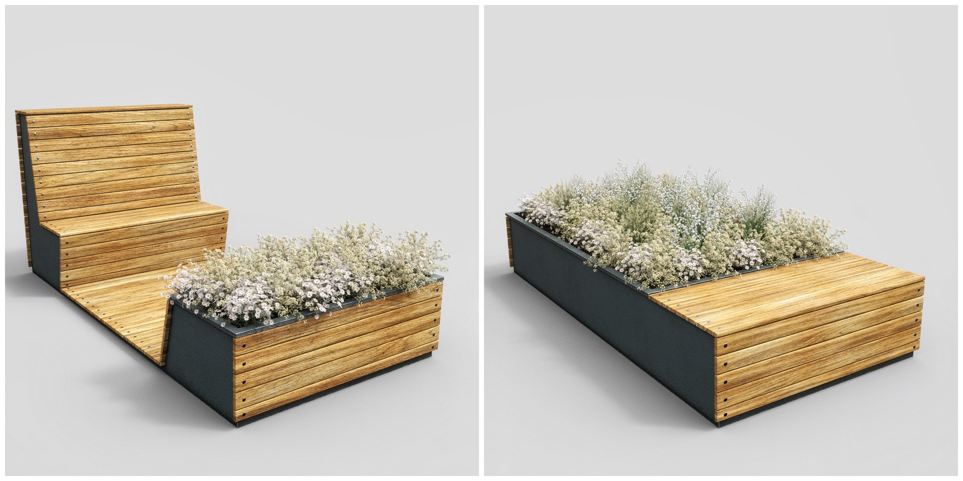 Reflection - A Modular Parklet Reflection - A Modular Parklet by: FWDesign, 3D Models by Daz 3D
