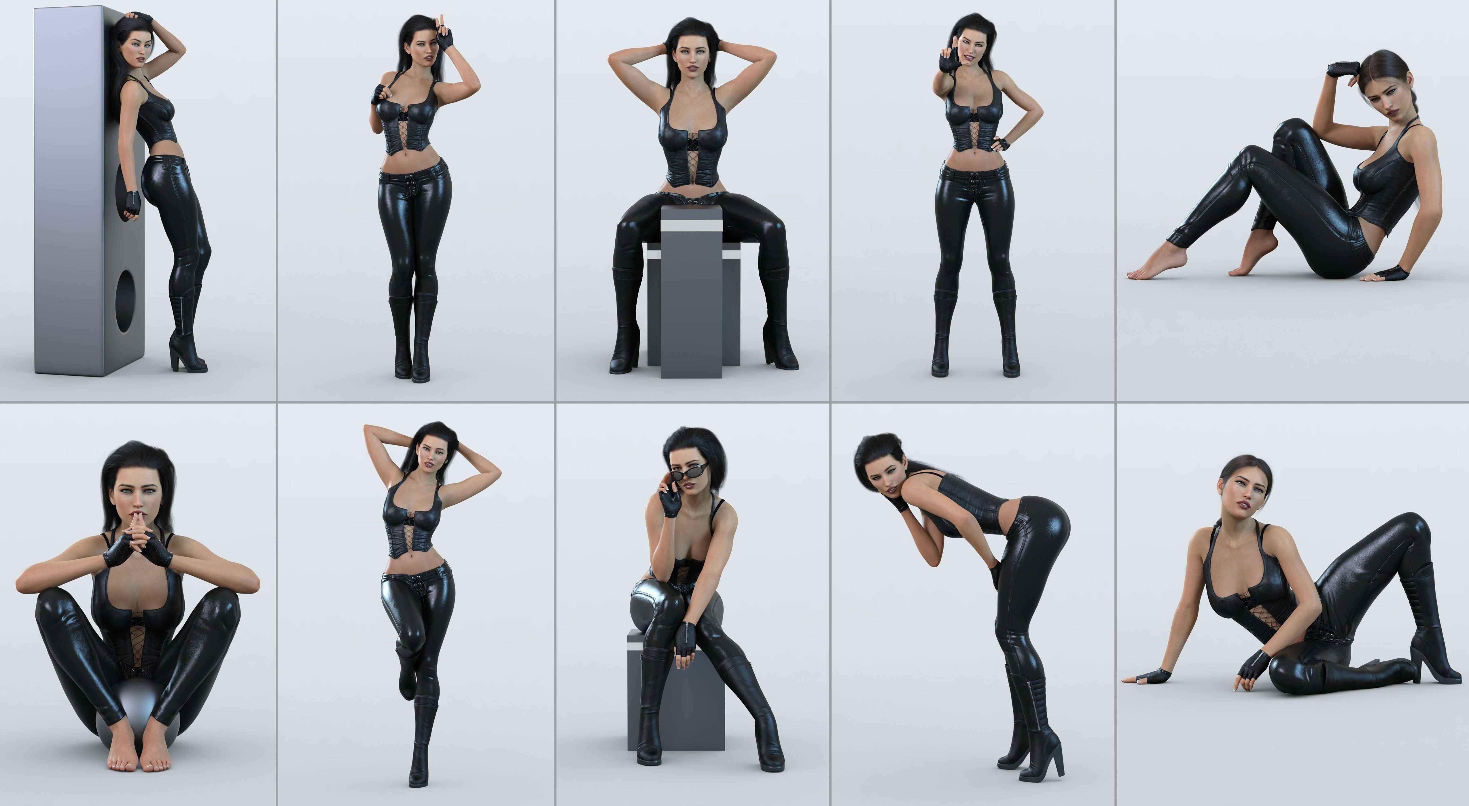 Z Troublemaker Beauty Shape and Pose Mega Set by: Zeddicuss, 3D Models by Daz 3D