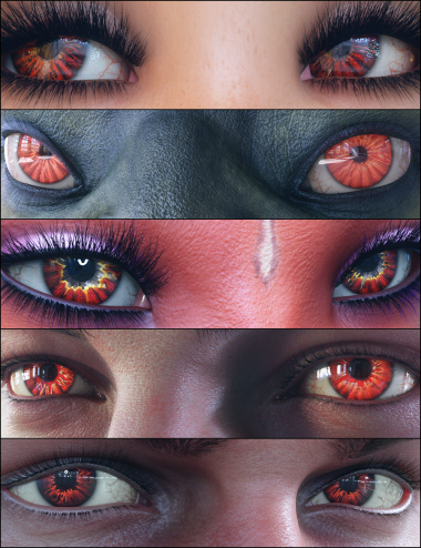 MMX Beautiful Eyes 10 for Genesis 3, 8, and 8.1 | Daz 3D