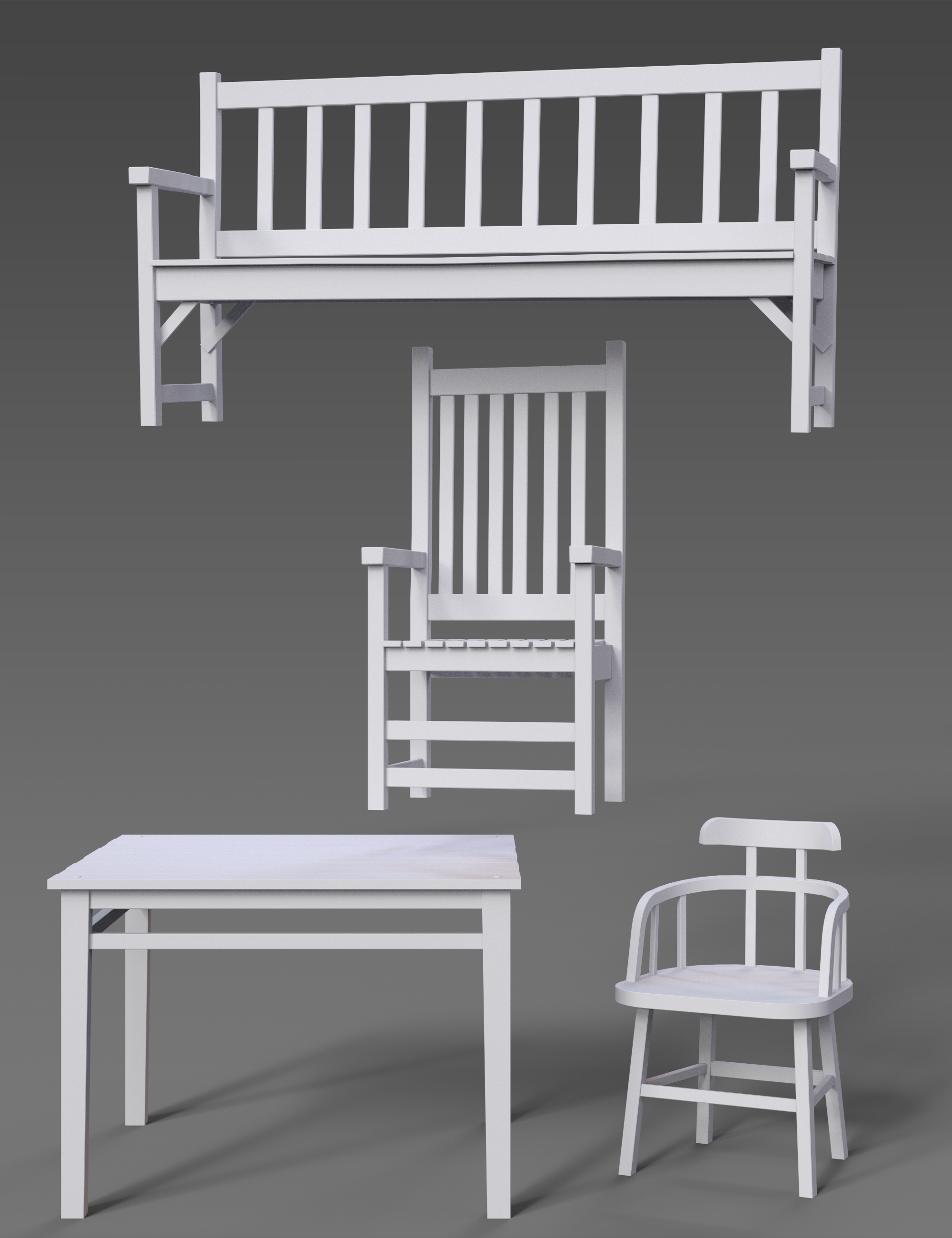 Wild West Town Furniture by: Charles, 3D Models by Daz 3D