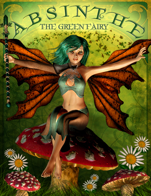 Absinthe The Green Fairy by: IgnisSerpentus, 3D Models by Daz 3D
