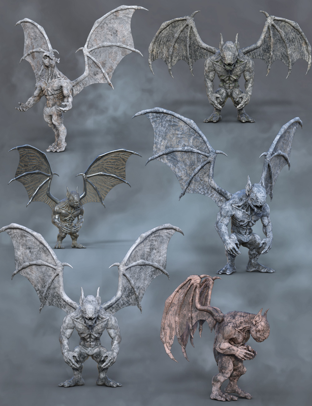 Bat Demon Expansion Pack by: midnight_stories, 3D Models by Daz 3D