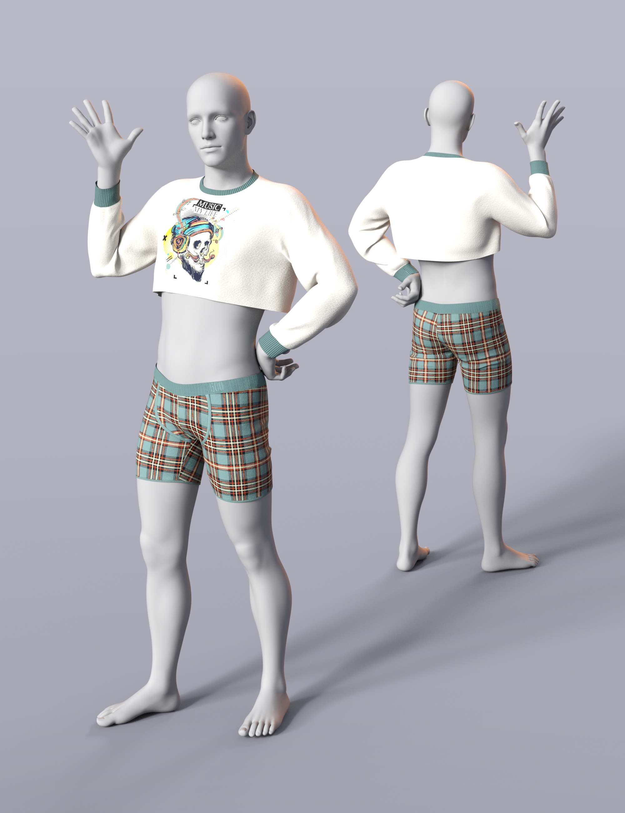 dForce Boci Basewear by: Sade, 3D Models by Daz 3D