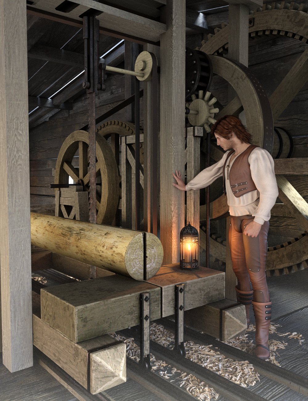 Sawmill Props Sawmill Props by: Merlin Studios, 3D Models by Daz 3D