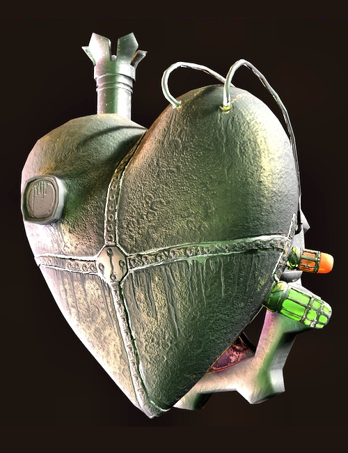 Steam Heart by: Nikkelah Ghaz, 3D Models by Daz 3D
