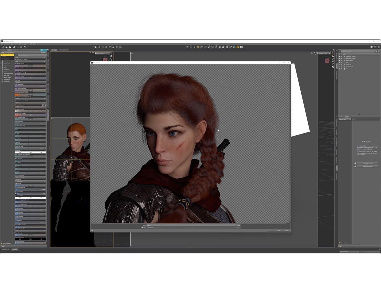 Studio Portrait Lighting Essentials for Iray by: Digital Art LiveGeekatplay, 3D Models by Daz 3D