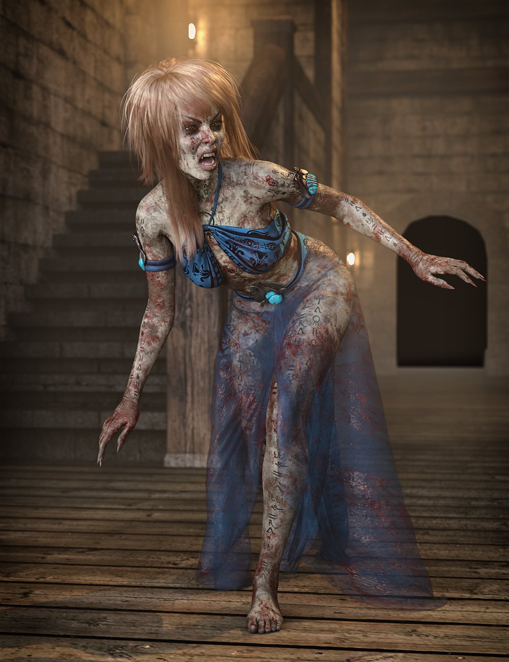 MDBD Blood 'n Dirt for Genesis 8 and 8.1 Females