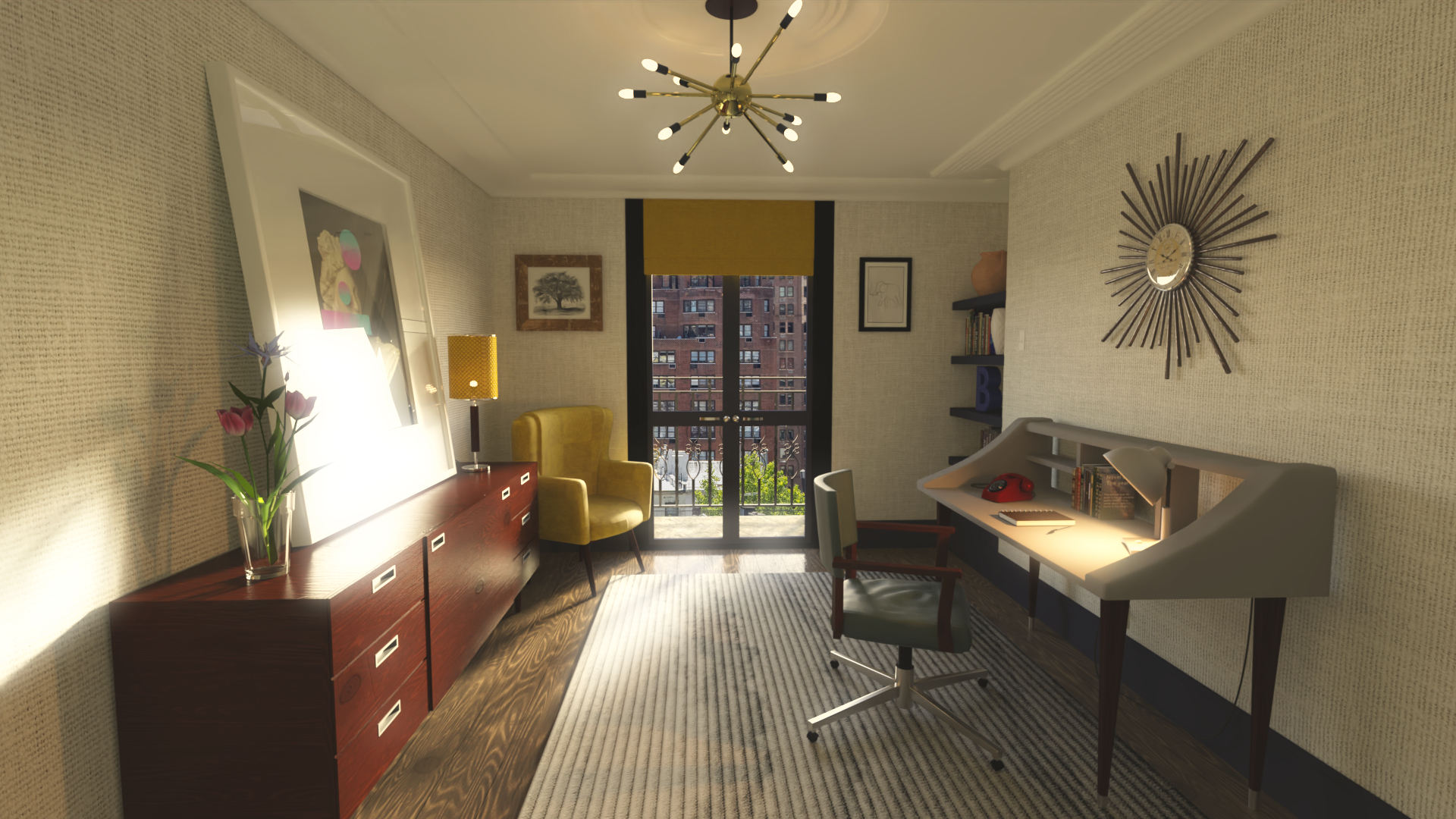 Boston Home Office Daz 3D