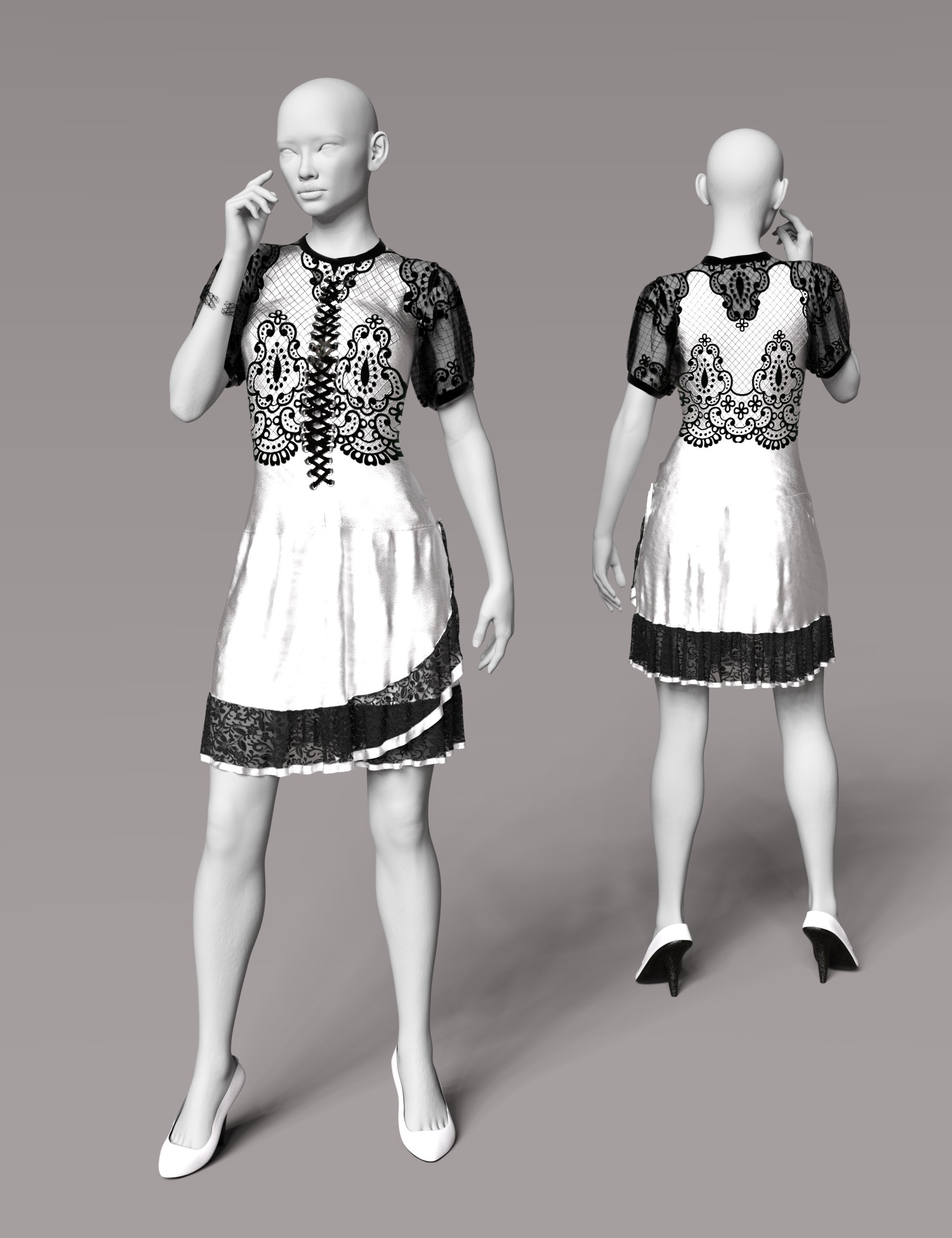 Versatility for Elianora Outfit Versatility for Elianora Outfit by: Sade, 3D Models by Daz 3D