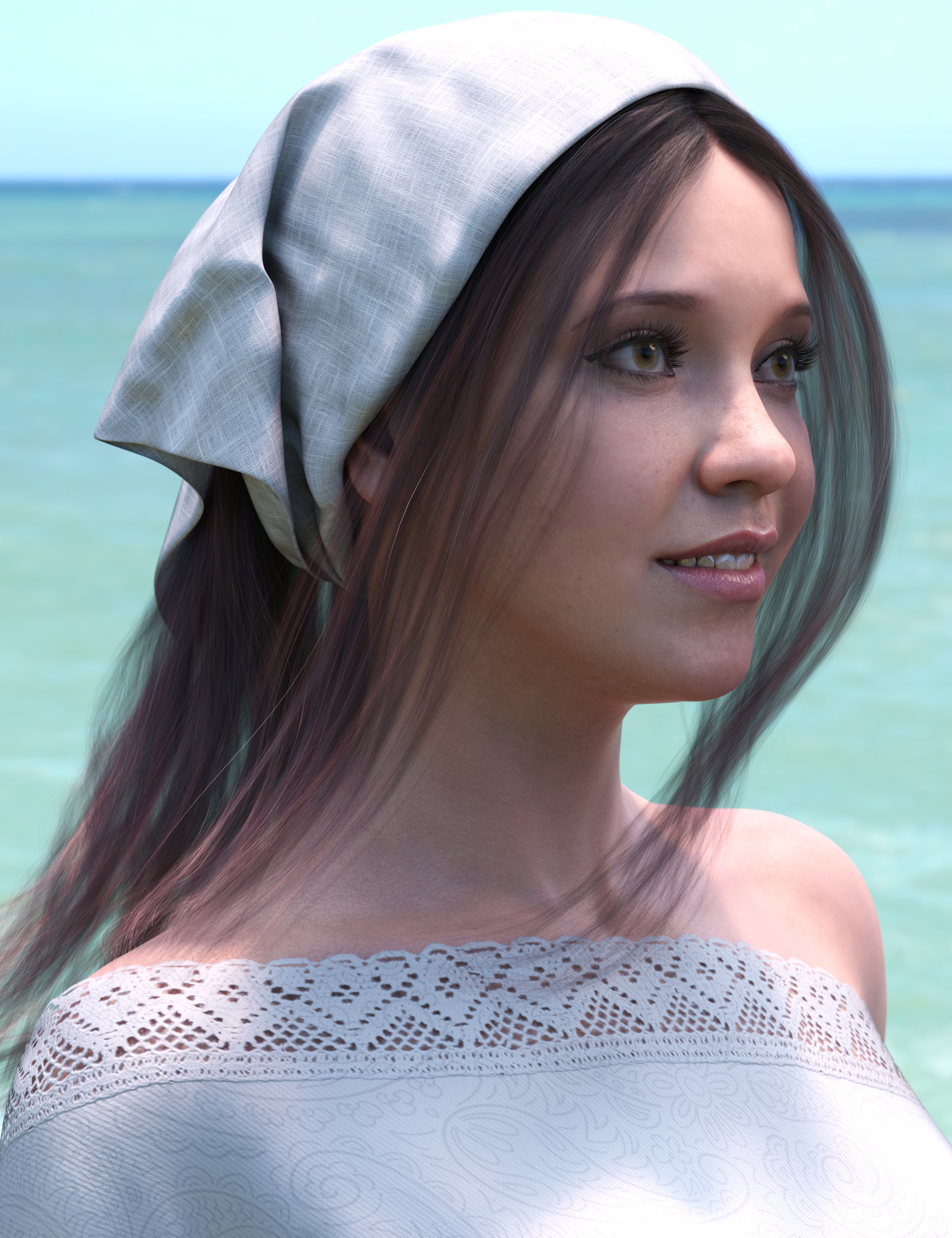 Summer Scarf Hair Texture Expansion Summer Scarf Hair Texture Expansion by: outoftouch, 3D Models by Daz 3D