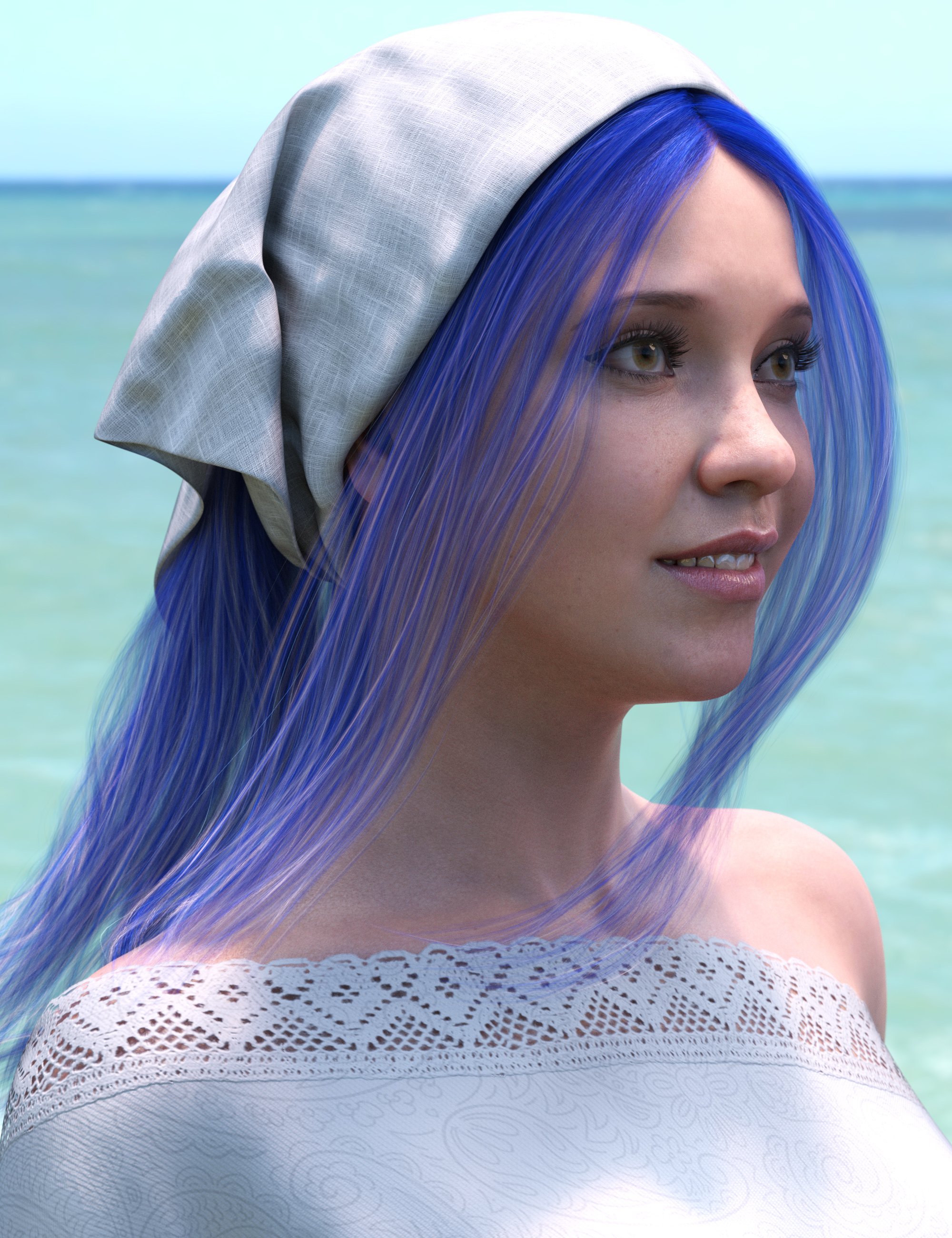 Summer Scarf Hair Texture Expansion Summer Scarf Hair Texture Expansion by: outoftouch, 3D Models by Daz 3D