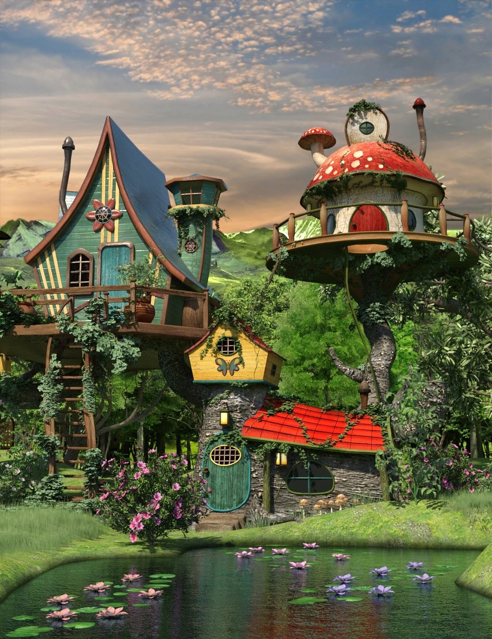 Where Fairies Live by: Magix 101, 3D Models by Daz 3D