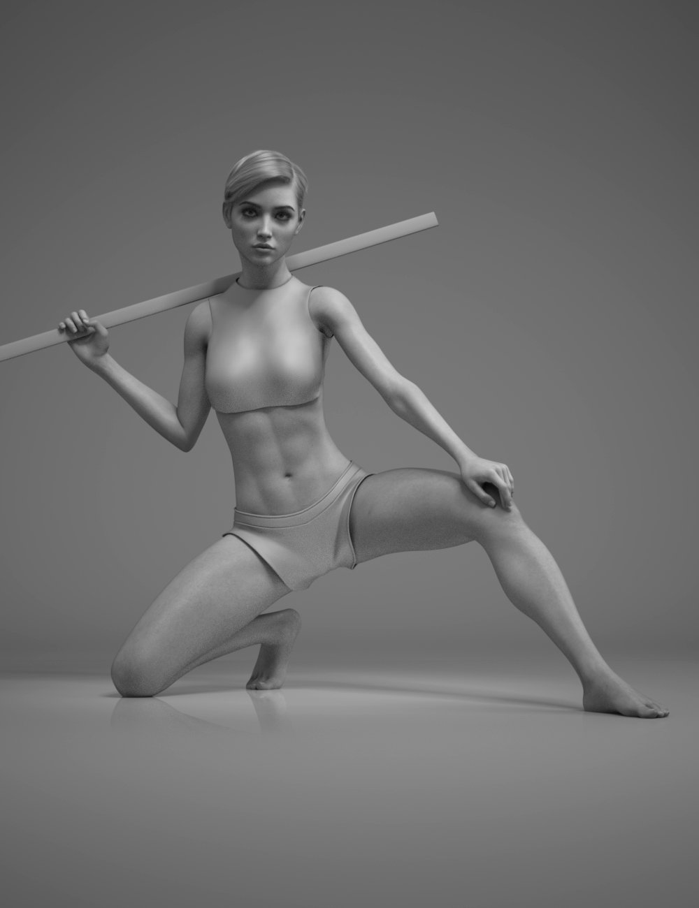 Perfect Weapon Poses for Genesis 8.1 Female by: 3D Sugar, 3D Models by Daz 3D
