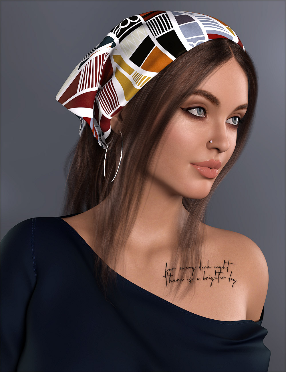 Summer Scarf Hair Versatile Textures by: ShanasSoulmate, 3D Models by Daz 3D