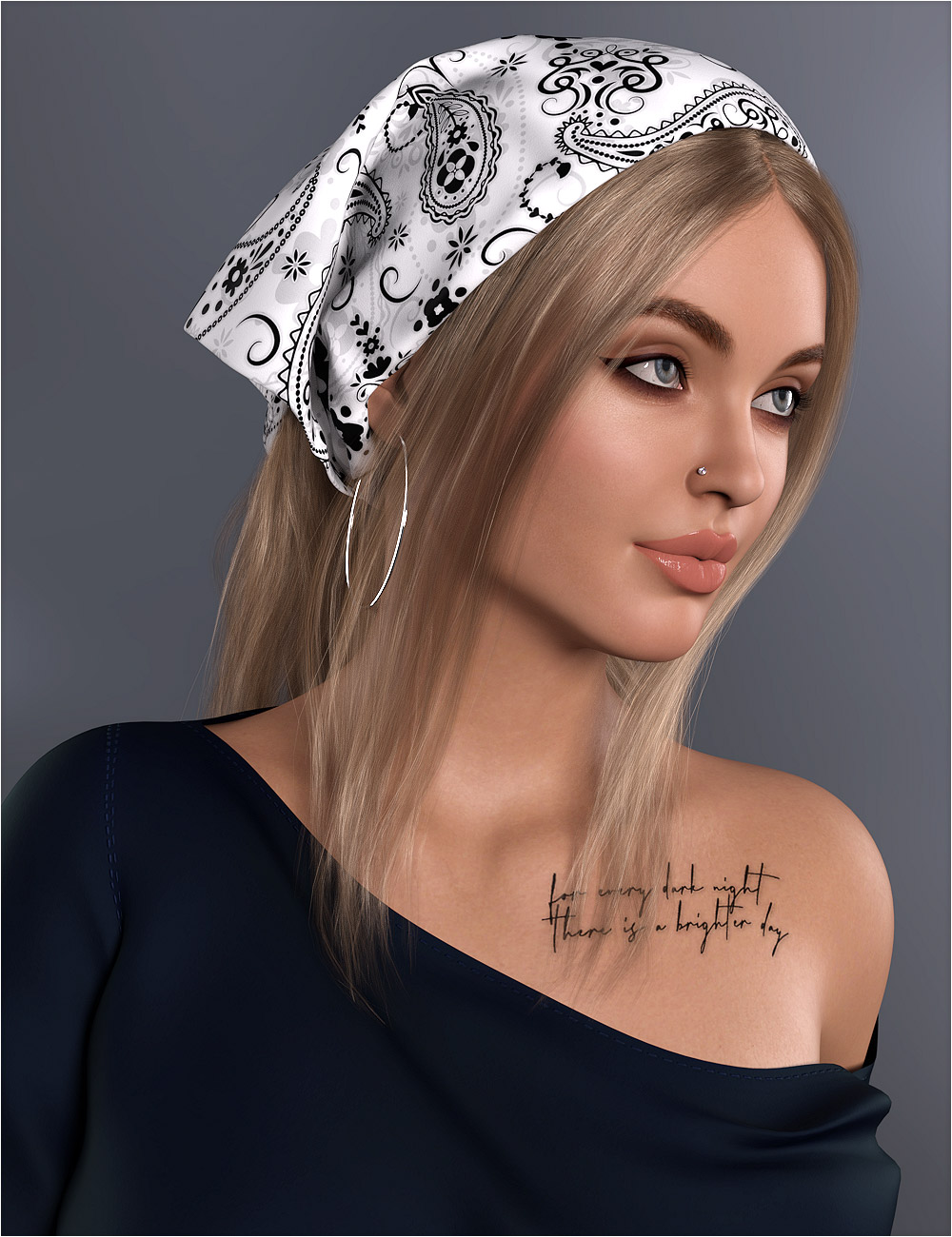 Summer Scarf Hair Versatile Textures Summer Scarf Hair Versatile Textures by: ShanasSoulmate, 3D Models by Daz 3D